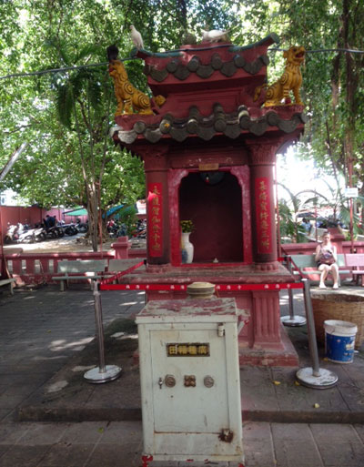 Tượng Hộ Pháp trên trăm tuổi ở chùa Ngọc Hoàng 'biến mất' Tượng Hộ Pháp trên trăm tuổi ở chùa Ngọc Hoàng 'biến mất'