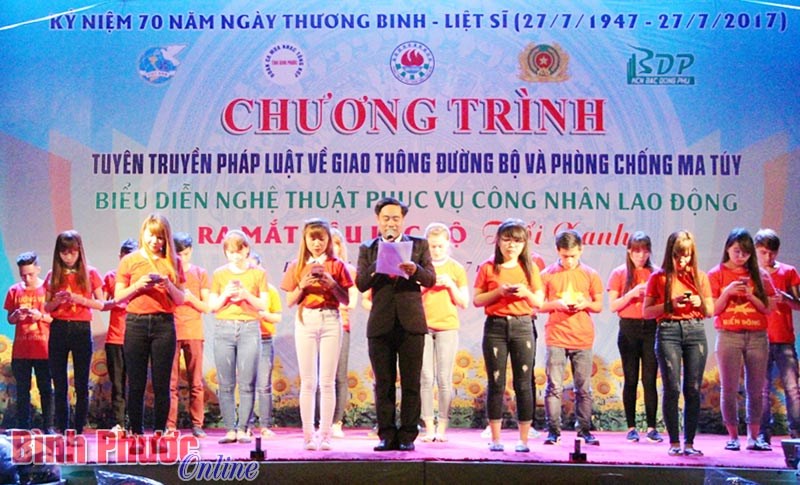 Tuyên truyền pháp luật trong thanh niên công nhân ở Đồng Phú