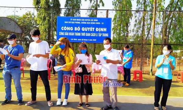 73 công dân hoàn thành cách ly trở về gia đình 73 công dân hoàn thành cách ly trở về gia đình