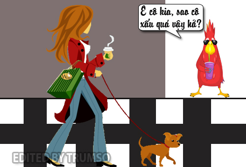 Con vẹt làm gái đẹp nổi điên