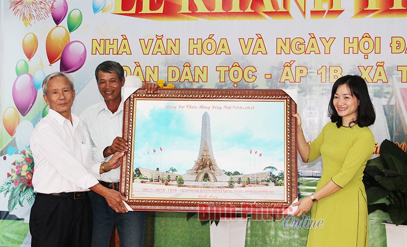 Khánh thành Nhà văn hóa ấp 1B