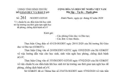 Chuẩn bị sẵn sàng cho học sinh trở lại trường