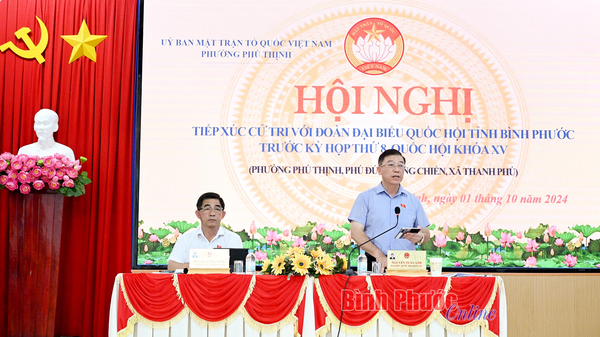 Đại biểu Quốc hội tiếp xúc cử tri Phú Riềng, Bình Long