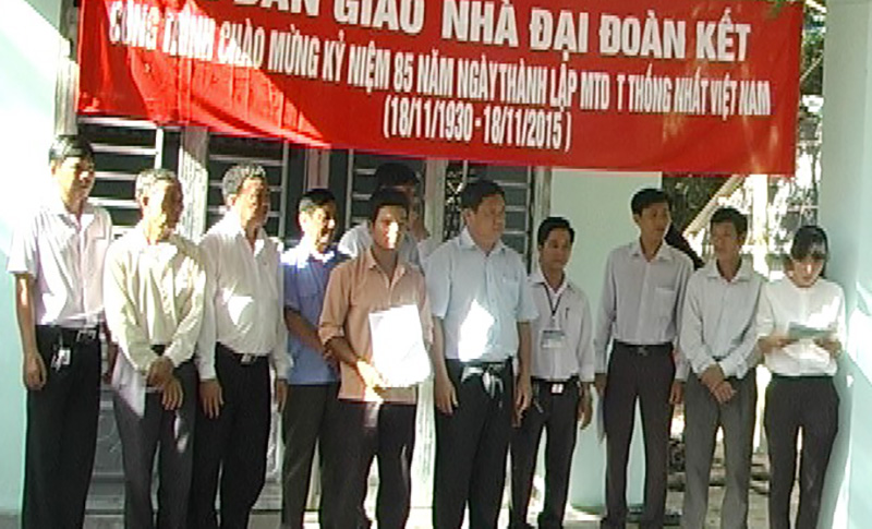 Chơn Thành: Thêm 5 căn nhà đại đoàn kết tặng hộ nghèo
