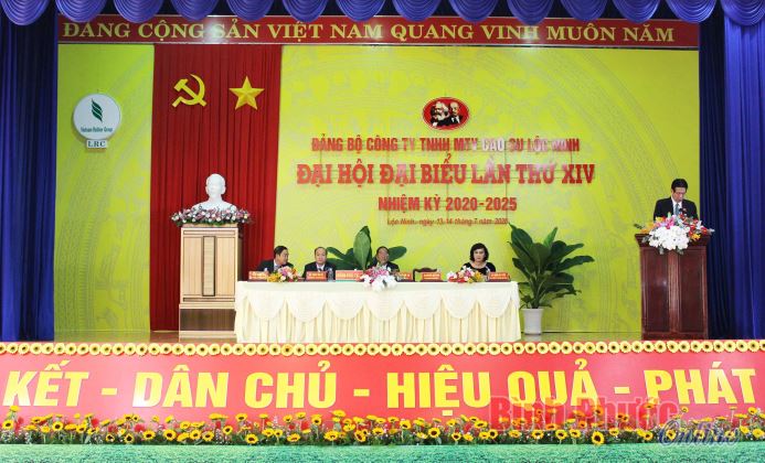 Khai mạc Đại hội đại biểu Đảng bộ Công ty TNHH MTV Cao su Lộc Ninh Khai mạc Đại hội đại biểu Đảng bộ Công ty TNHH MTV Cao su Lộc Ninh