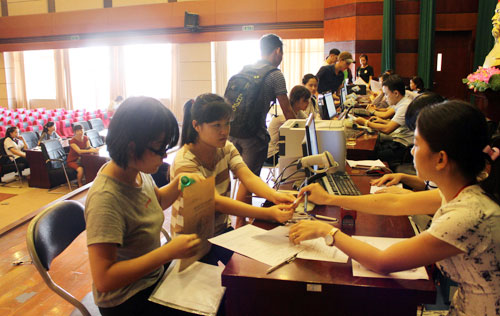 Thời gian nộp rút hồ sơ xét tuyển ĐH-CĐ 2016 sẽ ngắn hơn