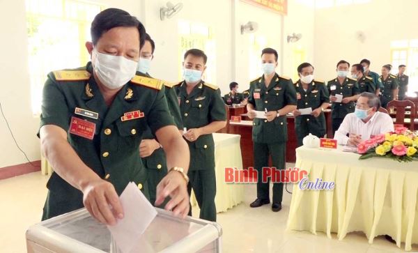 Ðại hội Ðảng bộ Quân sự huyện Chơn Thành lần thứ IV