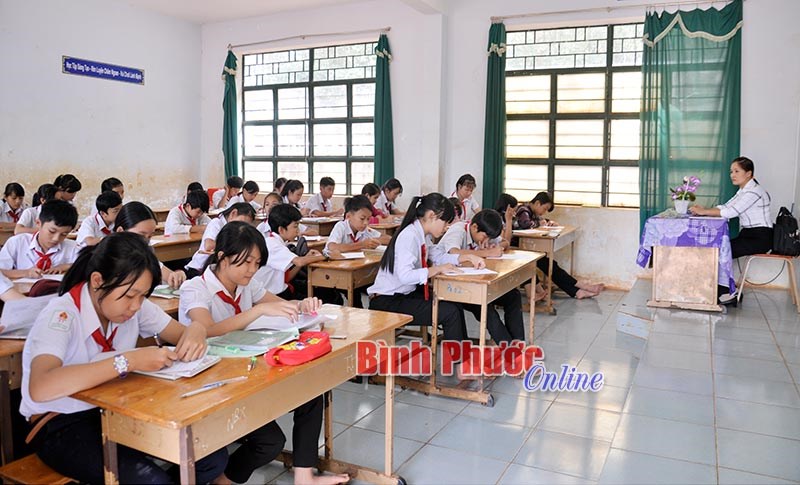Diện mạo mới ở Trường THCS Nguyễn Trãi Diện mạo mới ở Trường THCS Nguyễn Trãi