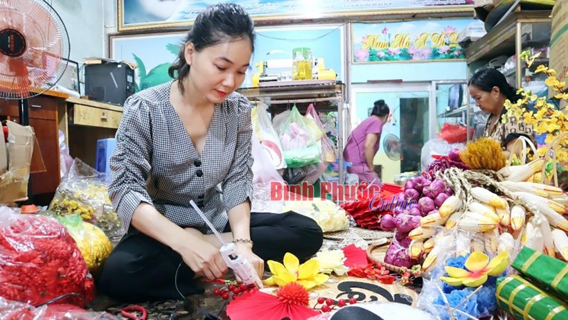 Đồ trang trí tết thủ công lên ngôi