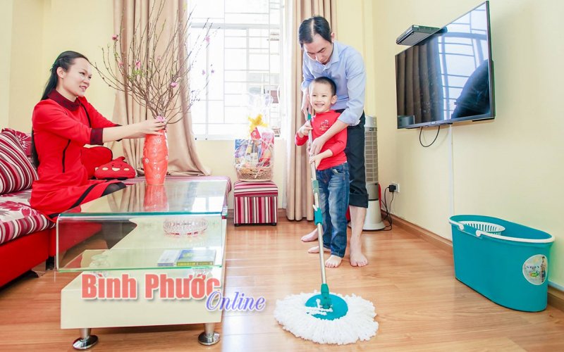 Dọn nhà đón tết