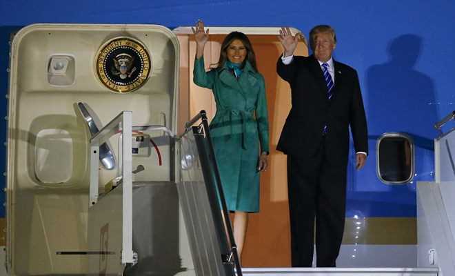 Tổng thống Mỹ Donald Trump bắt đầu chuyến thăm Ba Lan