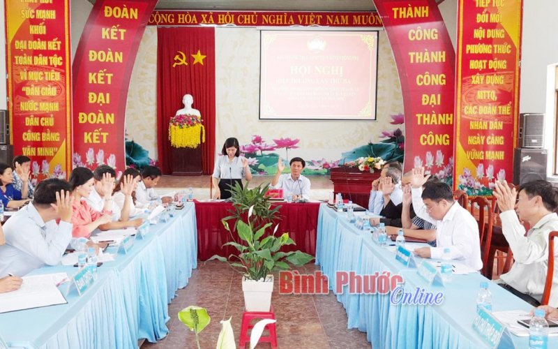 Đồng Phú thống nhất 52 người ứng cử đại biểu HĐND huyện
