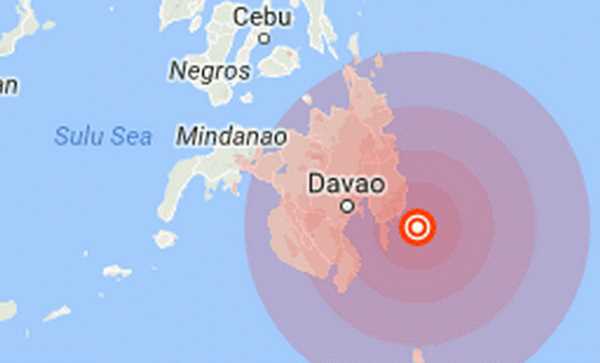 Động đất mạnh 6,2 độ Richer xảy ra ngoài khơi Philippines Động đất mạnh 6,2 độ Richer xảy ra ngoài khơi Philippines
