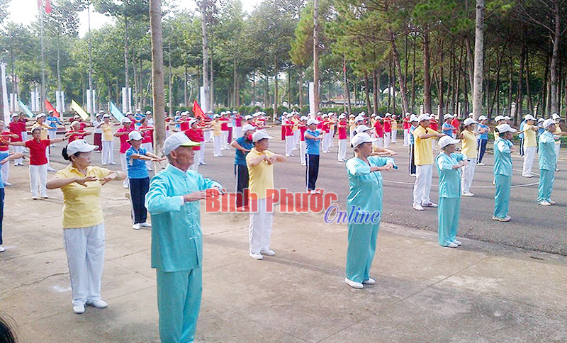 Đồng Phú đẩy mạnh thể dục, thể thao quần chúng Đồng Phú đẩy mạnh thể dục, thể thao quần chúng