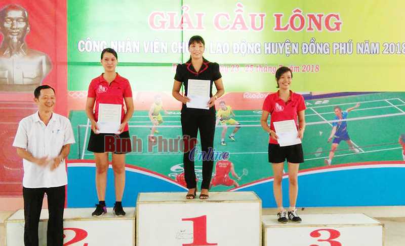 Đồng Phú, Lộc Ninh tổ chức giải cầu lông cán bộ, CNVCLĐ Đồng Phú, Lộc Ninh tổ chức giải cầu lông cán bộ, CNVCLĐ