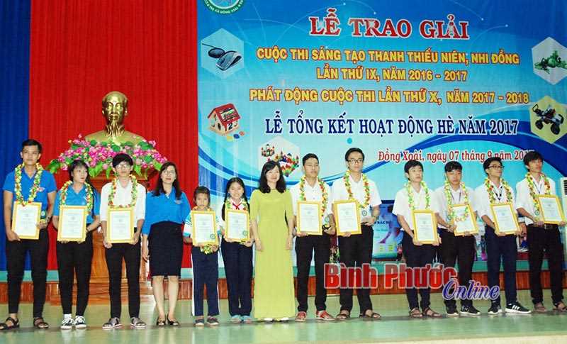 ĐỒNG XOÀI: 3 sản phẩm sáng tạo dự thi quốc gia