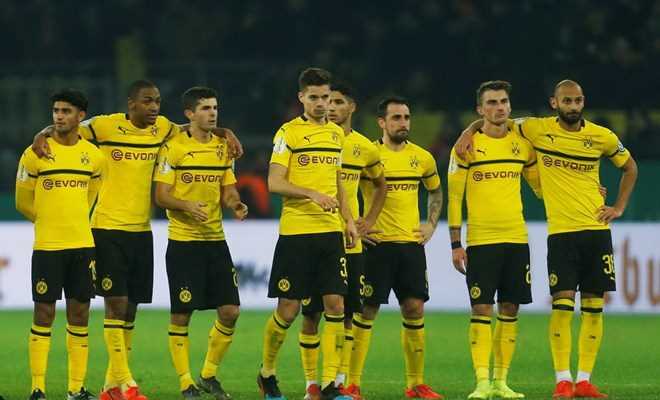 Dortmund bị 'đá' khỏi Cúp Quốc gia Đức sau loạt luân lưu may rủi Dortmund bị 'đá' khỏi Cúp Quốc gia Đức sau loạt luân lưu may rủi