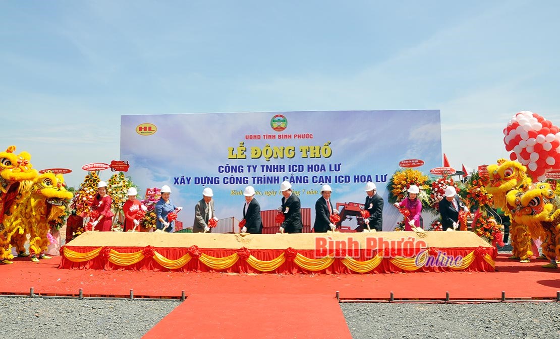Bình Phước khởi công xây dựng cảng cạn Hoa Lư Bình Phước khởi công xây dựng cảng cạn Hoa Lư