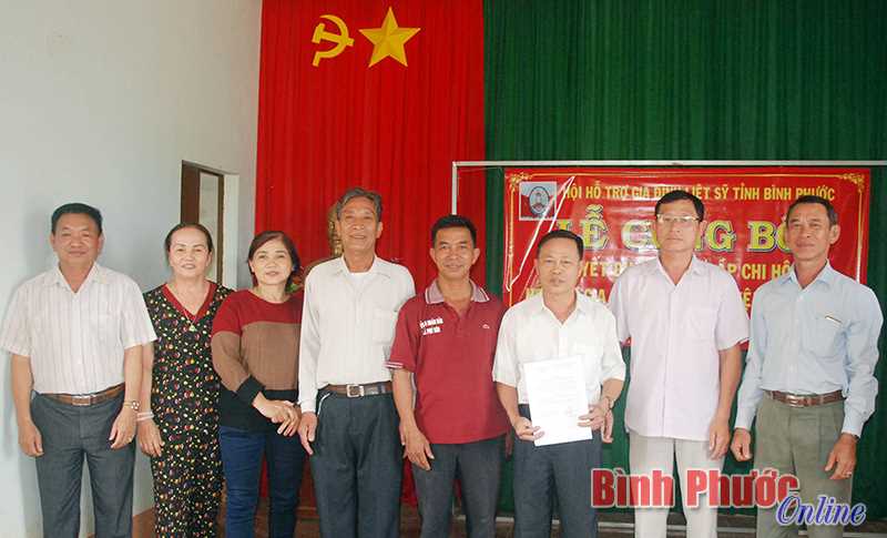Thành lập Chi hội Hỗ trợ gia đình liệt sĩ huyện Bù Đăng Thành lập Chi hội Hỗ trợ gia đình liệt sĩ huyện Bù Đăng