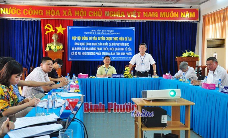 Thông qua đề tài ứng dụng công nghệ sản xuất cá rô phi toàn đực Thông qua đề tài ứng dụng công nghệ sản xuất cá rô phi toàn đực
