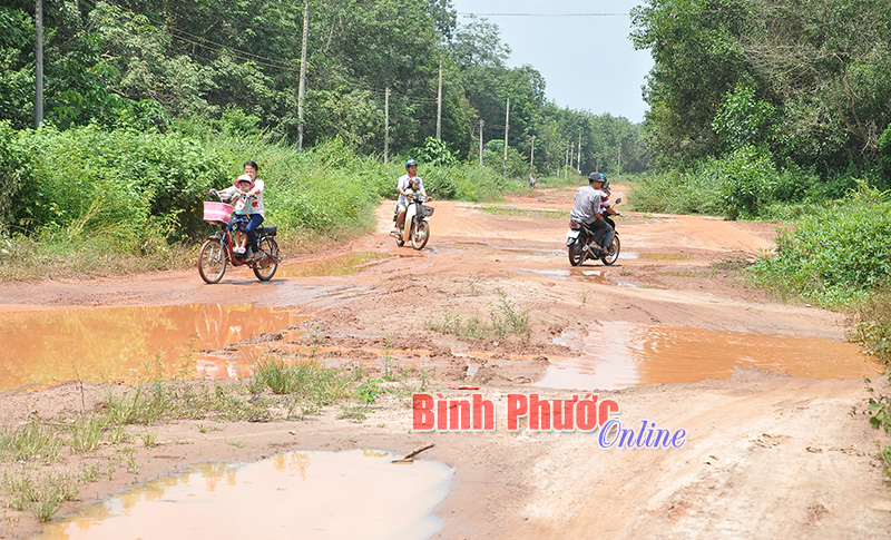 Khổ vì đường xuống cấp