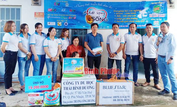 238 triệu đồng hỗ trợ gia đình anh Trương Công Trưởng