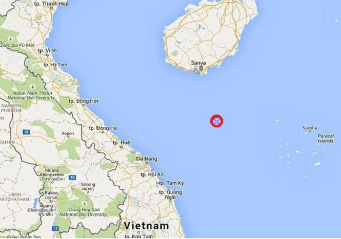 Giàn khoan Hải Dương 981 thăm dò dầu khí phía tây bắc Hoàng Sa