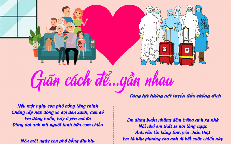 Giãn cách để… gần nhau hơn