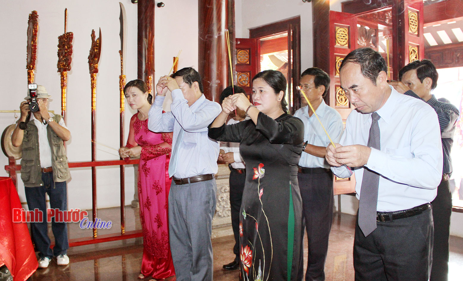 Bình Phước dâng hương các Vua Hùng Bình Phước dâng hương các Vua Hùng
