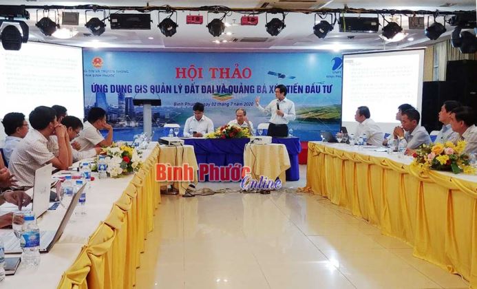 Ứng dụng GIS quản lý đất đai và quảng bá xúc tiến đầu tư Ứng dụng GIS quản lý đất đai và quảng bá xúc tiến đầu tư