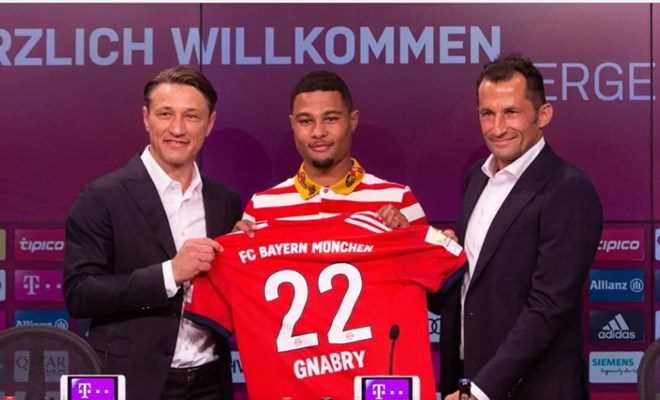 Tài năng trẻ Serge Gnabry chính thức ra mắt CLB Bayern Munich Tài năng trẻ Serge Gnabry chính thức ra mắt CLB Bayern Munich