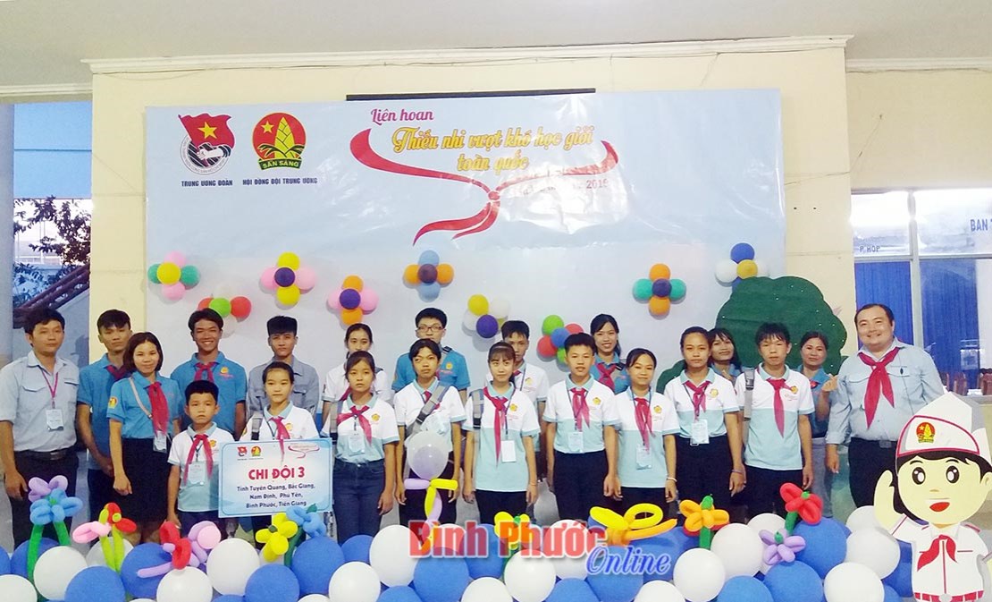 5 thiếu nhi Bình Phước vượt khó học giỏi được tuyên dương toàn quốc 5 thiếu nhi Bình Phước vượt khó học giỏi được tuyên dương toàn quốc
