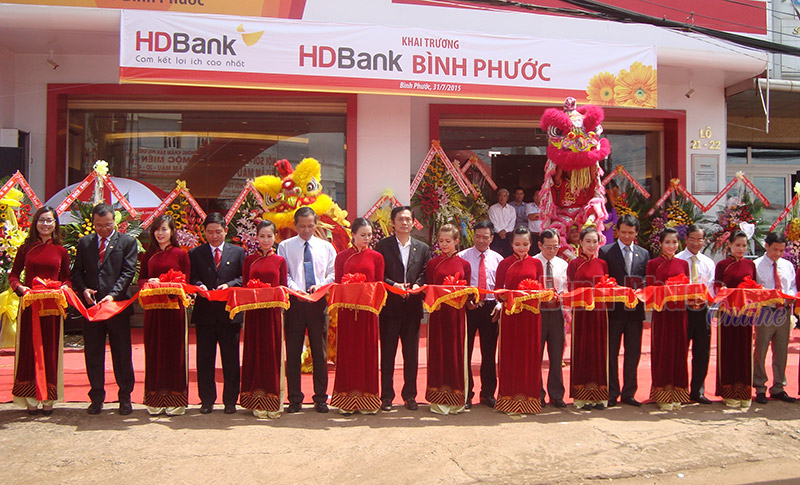 Khai trương chi nhánh HDBank Bình Phước Khai trương chi nhánh HDBank Bình Phước