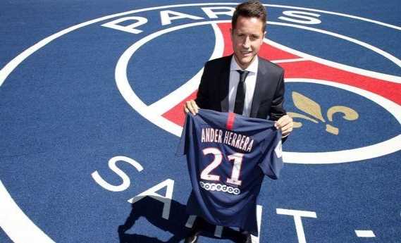 Ander Herrera chính thức gia nhập Paris Saint-Germain Ander Herrera chính thức gia nhập Paris Saint-Germain