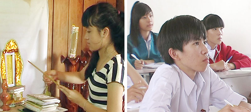 Hai tấm gương học sinh nghèo vượt khó Hai tấm gương học sinh nghèo vượt khó