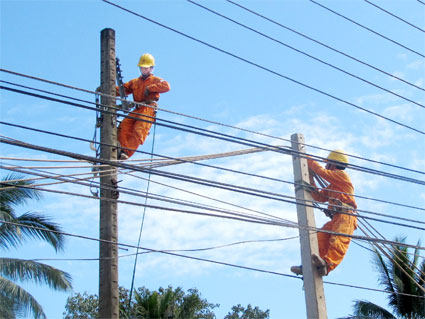 Giá điện tăng 5% từ ngày 1-7