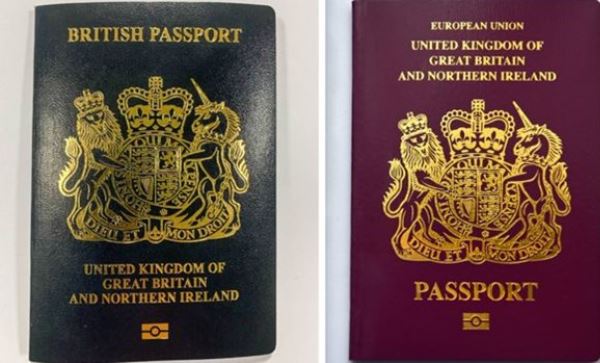 Sau Brexit, Anh chính thức đổi màu hộ chiếu kể từ tháng Ba
