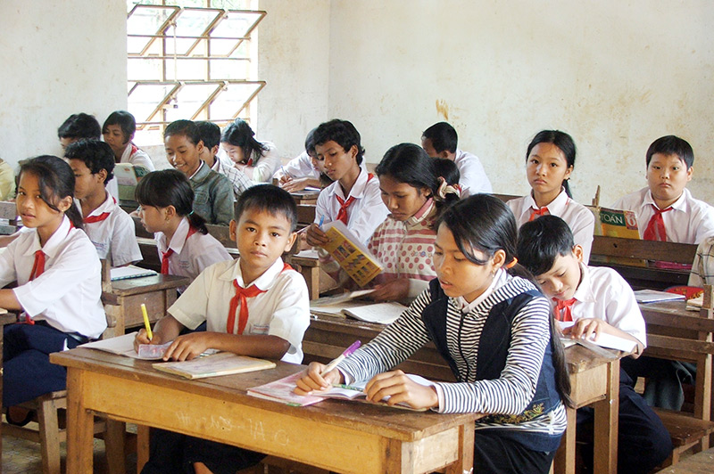 Dạy tiếng Khơ me cho học sinh dân tộc Khơ me Dạy tiếng Khơ me cho học sinh dân tộc Khơ me
