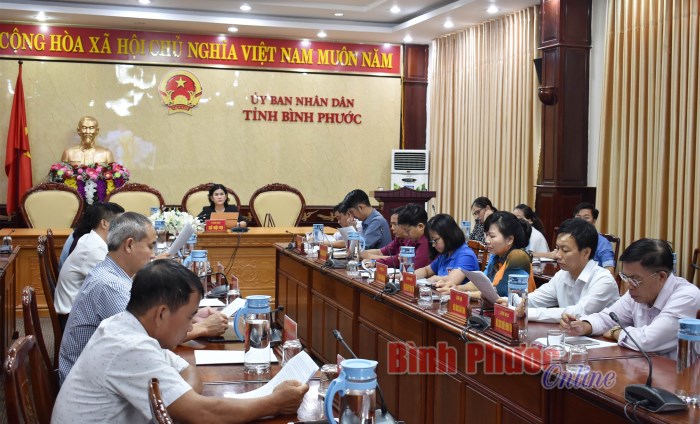 Hội nghị trực tuyến triển khai nội dung mới một số luật
