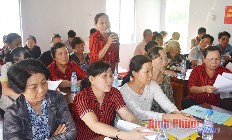 Chơn Thành: Hội nghị nhân dân về công tác gia đình Chơn Thành: Hội nghị nhân dân về công tác gia đình