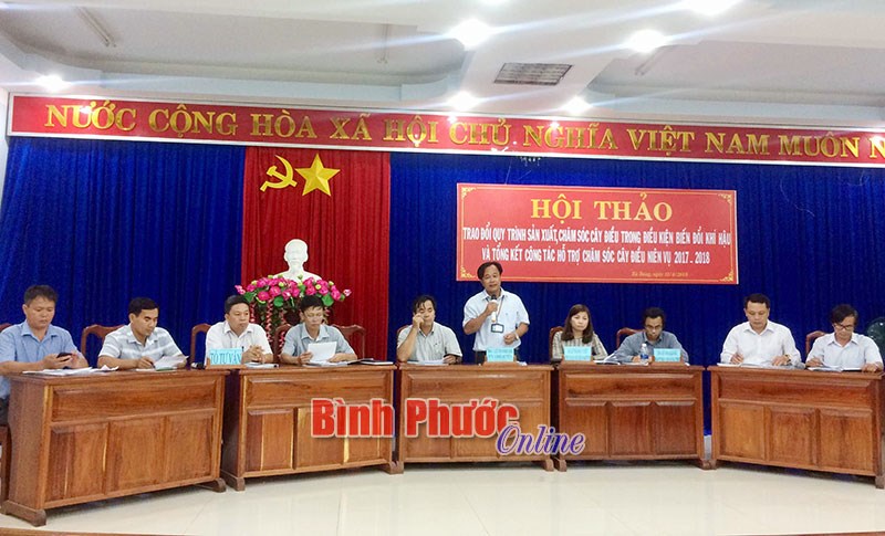 Bù Đăng triển khai hỗ trợ nông dân chăm sóc cây điều niên vụ 2018-2019 Bù Đăng triển khai hỗ trợ nông dân chăm sóc cây điều niên vụ 2018-2019