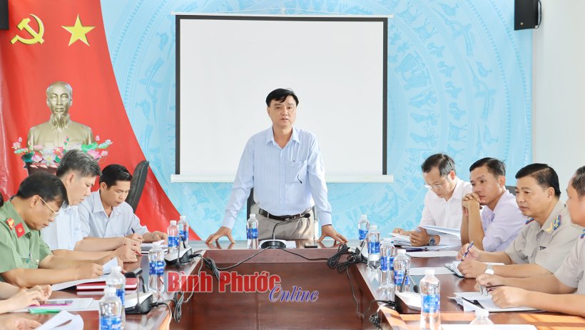 Hớn Quản: Thi hành án chưa đạt chỉ tiêu