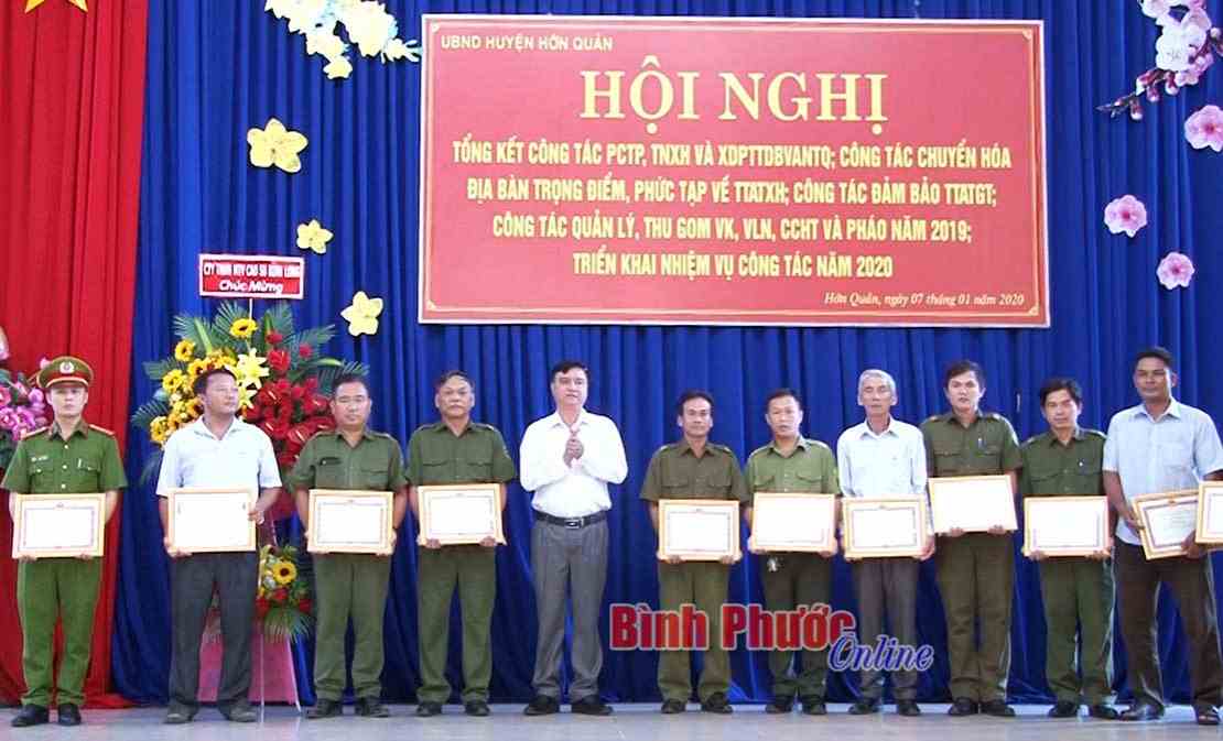 Hớn Quản xảy ra 90 vụ vi phạm về trật tự xã hội