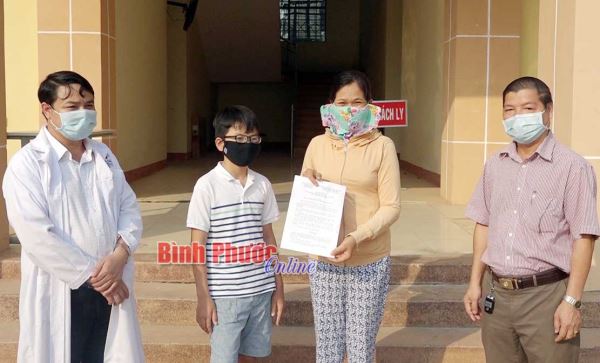 Chơn Thành: 2 công dân cuối cùng hoàn thành thời gian cách ly tập trung