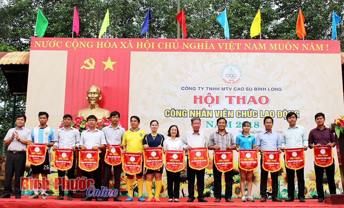 Cao su Bình Long tổ chức hội thao CNVC-LĐ