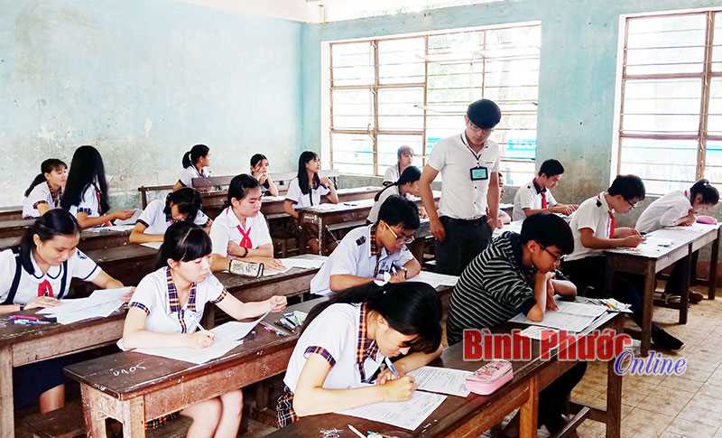Chơn Thành: Gần 100 em thi học sinh giỏi lớp 9 cấp tỉnh Chơn Thành: Gần 100 em thi học sinh giỏi lớp 9 cấp tỉnh