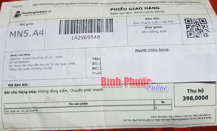 Mua hàng online: Mất tiền lại rước bực vào thân