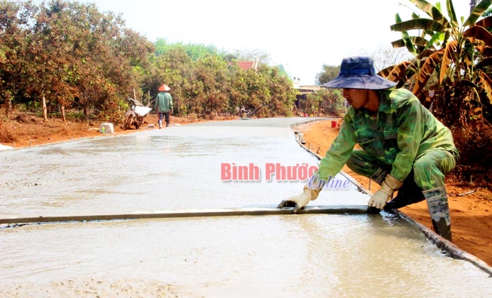 Bù Đăng đột phá xây dựng đường giao thông Bù Đăng đột phá xây dựng đường giao thông