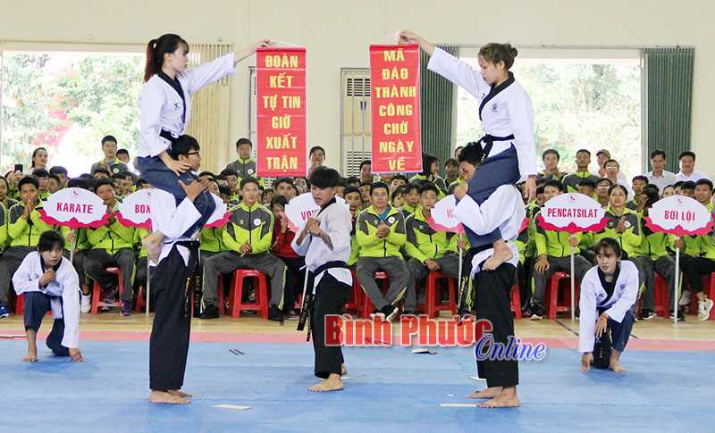 Xuất quân tham dự Đại hội Thể thao toàn quốc lần thứ 8/2018 Xuất quân tham dự Đại hội Thể thao toàn quốc lần thứ 8/2018