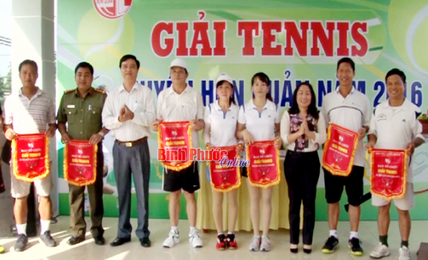Hớn Quản tổ chức giải quần vợt năm 2016 Hớn Quản tổ chức giải quần vợt năm 2016